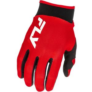 Motokrosa cimdi FLY Racing - ASV F-16 sarkan-meln-balts