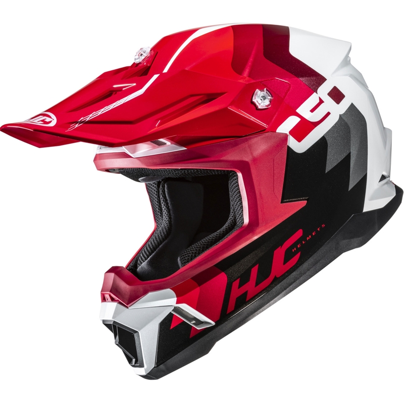 Motokrosa ķivere HJC C50 Primal MC1 melns-arkans-balts