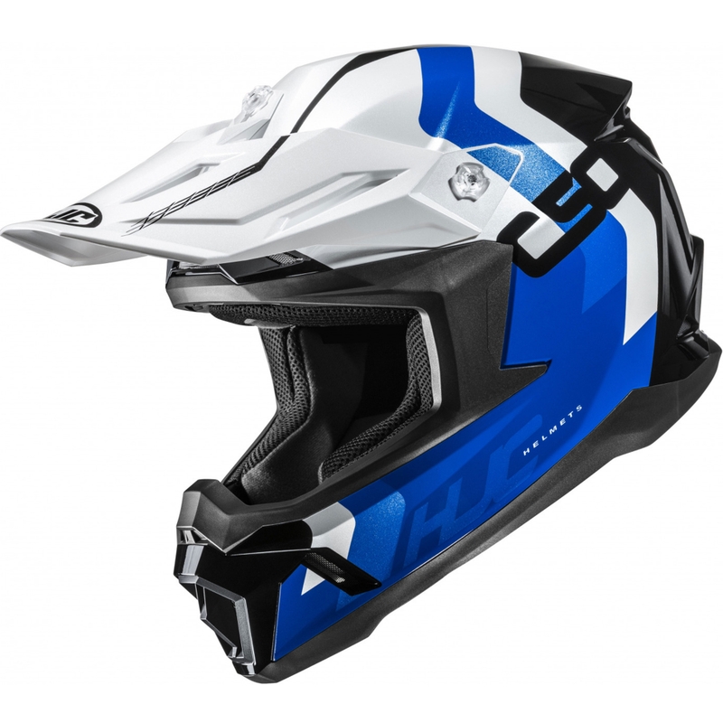 Motokrosa ķivere HJC C50 Primal MC2 zili-balti-melna