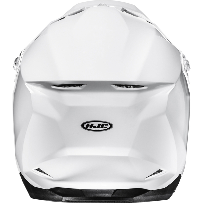 Motokrosa ķivere HJC C50 Solid pearl white