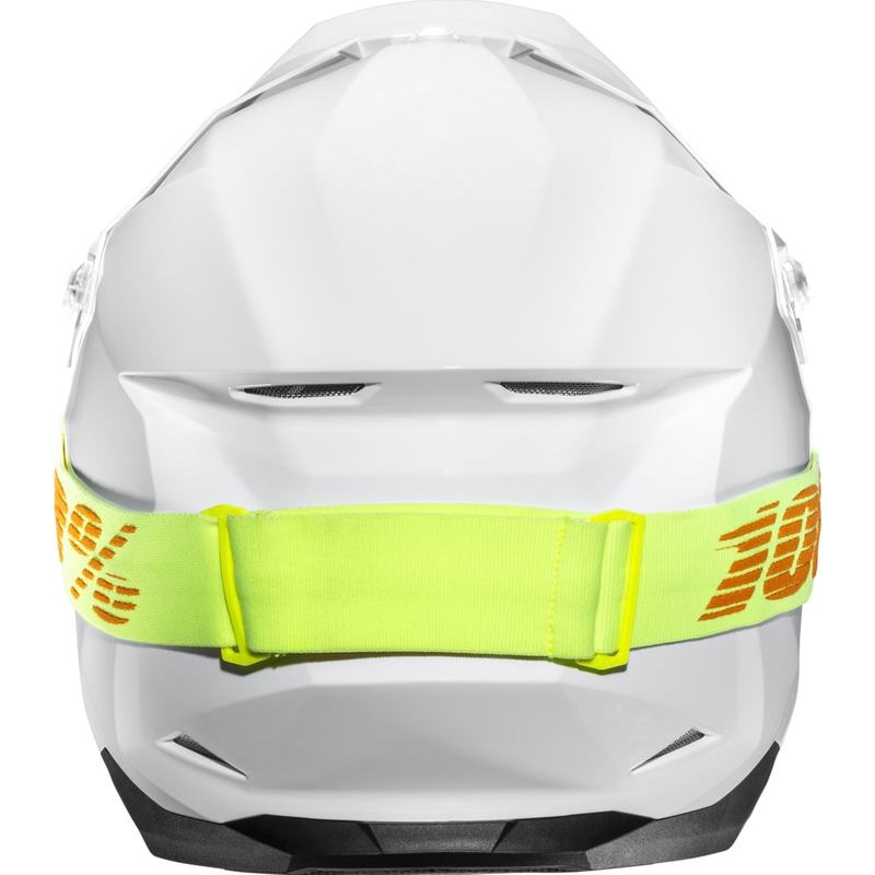 Motokrosa ķivere HJC C50 Solid pearl white