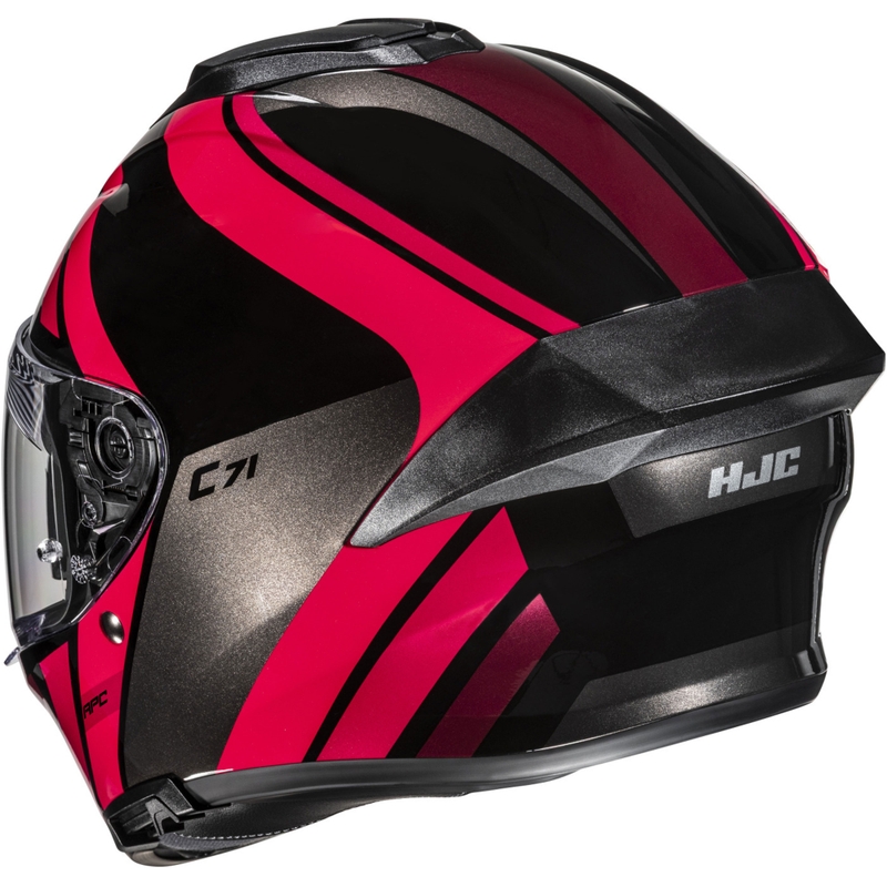 Integrēta motociklistu ķivere HJC C71 Faber MC1 melns-arkans