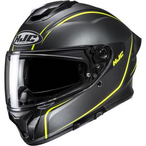 Integrēta motocikla ķivere HJC C71 Quez MC3HSF melns-fluo dzeltens