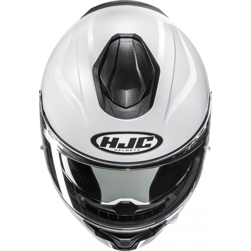 HJC C71 Solid perlamutra balta integrālā motocikla ķivere