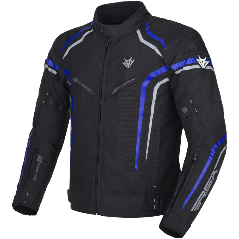 Motocikla jaka RSA Compact 2 black-grey-blue