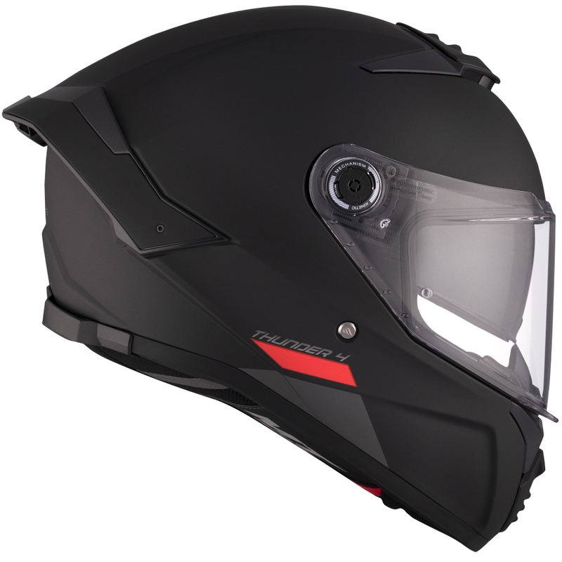 Pilna izmēra motocikla ķivere MT FF118SV Thunder 4 SV melna matēta