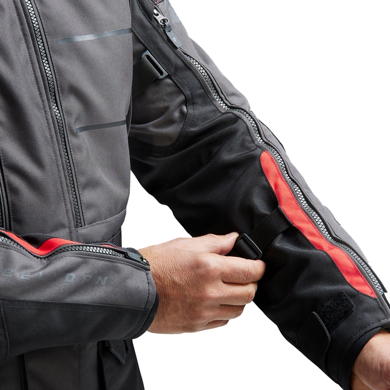 Rebelhorn Cubby V melna-antracīta-sarkana motocikla jaka