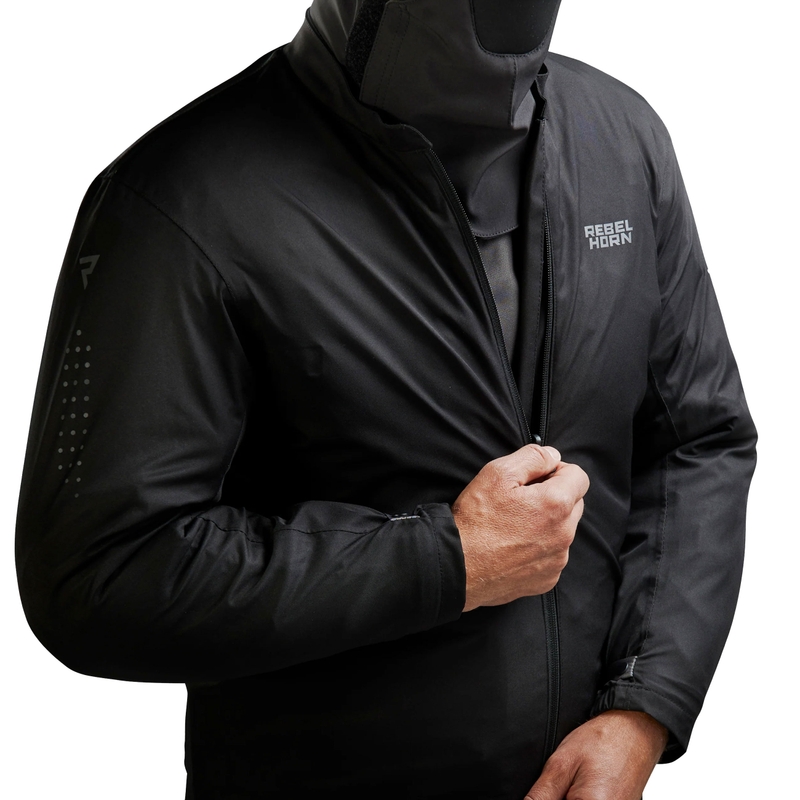 Rebelhorn Cubby V melna-antracīta-sarkana motocikla jaka