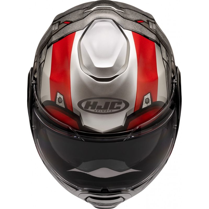 HJC F100 Ant-Man Marvel MC1 pelēk-arkana flip-up motociklu ķivere