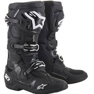 Alpinestars Tech 10 Black Motociklu zābaki