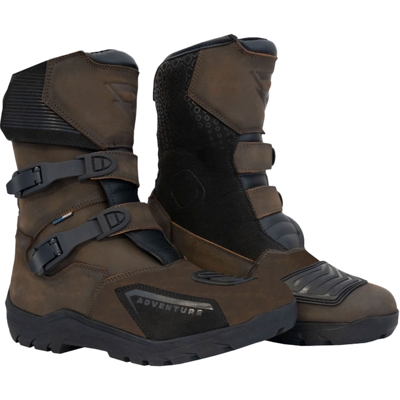 Street Racer Adventure Low WP Brown Motociklu zābaki