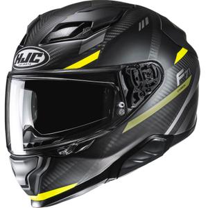 Integrēta motociklu ķivere HJC F71 CARBON Esira MC3HSF melns-fluo dzeltens