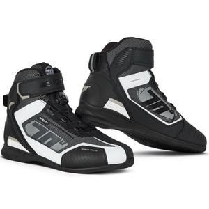 Motocikla zābaki SEVENTY DEGREES SD-BR3 Veloce PRO melns un balts