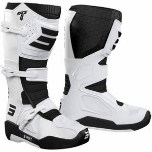 Shot Race 4 White Motociklu zābaki