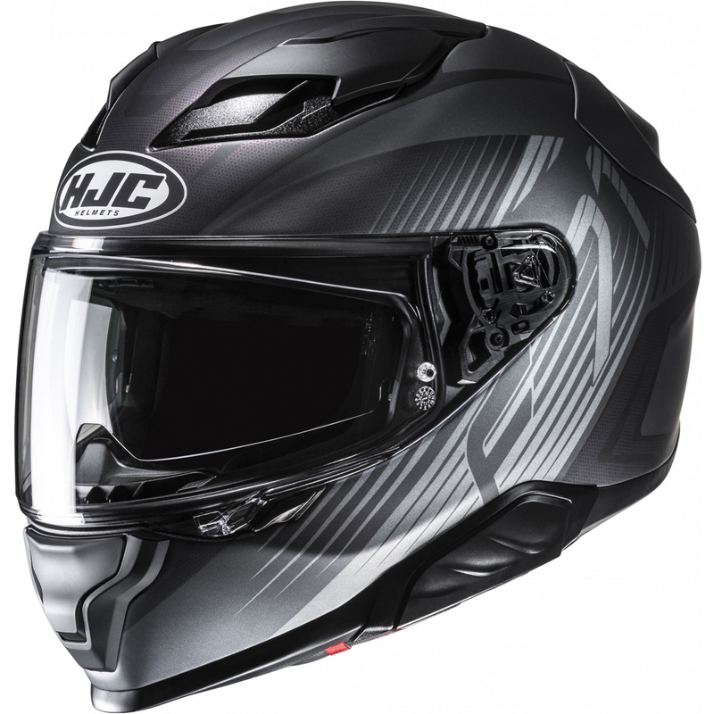 Integrēta motocikla ķivere HJC F71 Catos MC5SF melns-pelēks