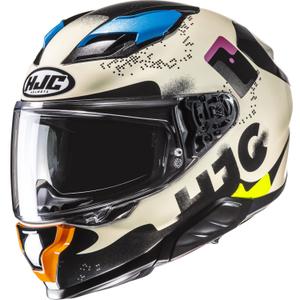 Integrēta motocikla ķivere HJC F71 Faco MC28 multicolor