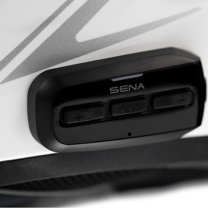 Atvērtā motociklu ķivere SENA Outstar S spīdīga balta