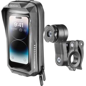 Universāls ūdensnecaurlaidīgs mobilā tālruņa futrālis Interphone QUIKLOX Ūdensnecaurlaidīgs, maks. 7" ar stiprinājumu uz stūres