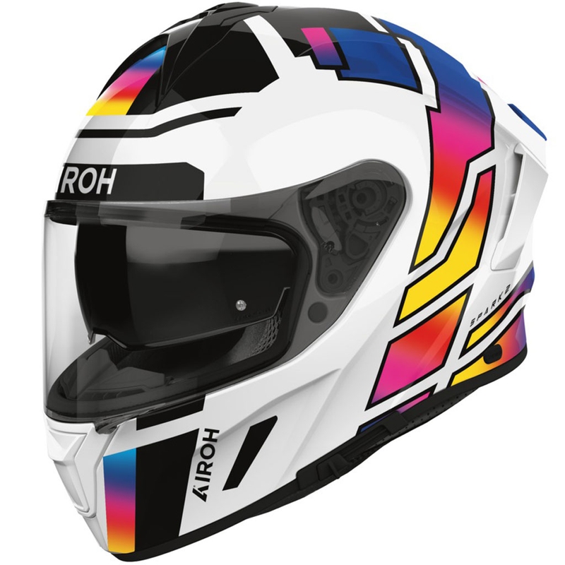 Integrēta motocikla ķivere Airoh SPARK 2 Livery spīdīga varavīksne