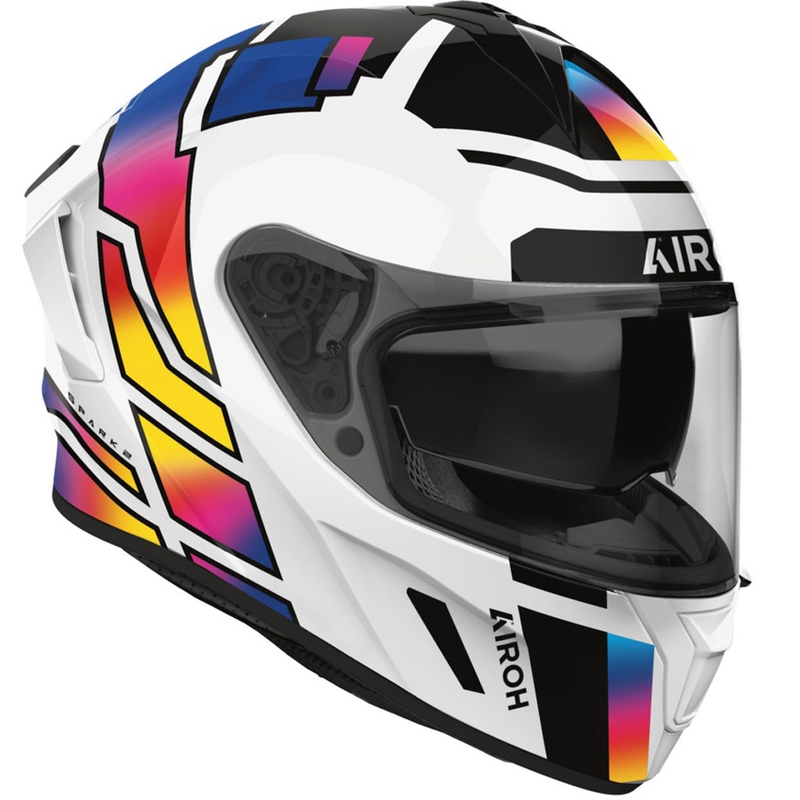 Integrēta motocikla ķivere Airoh SPARK 2 Livery spīdīga varavīksne