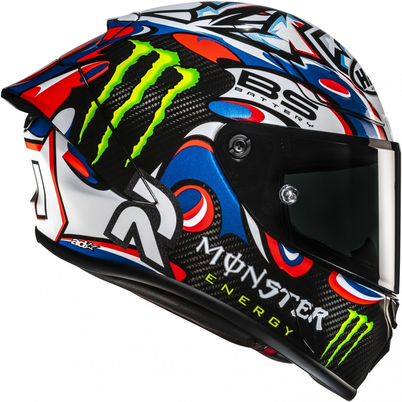Integrēta motociklu ķivere HJC RPHA 1 V2 CARBON Quartararo Le Mans III MC25 multicolor