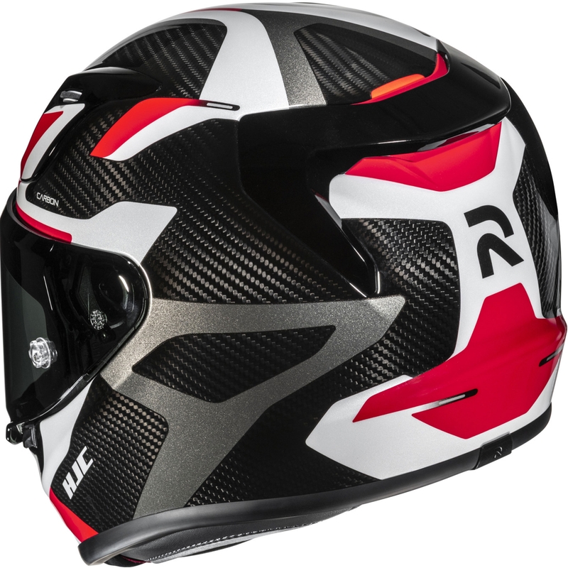 Integrālā motociklista ķivere HJC RPHA 12 CARBON Xentra MC1 melns-baltsarkans
