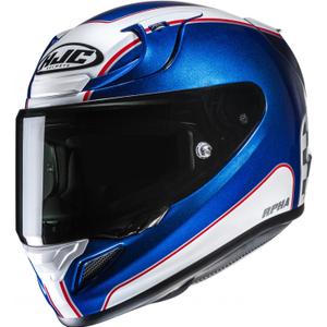 Integrēta motociklistu ķivere HJC RPHA 12 Respon MC2 zili-balti-sarkana