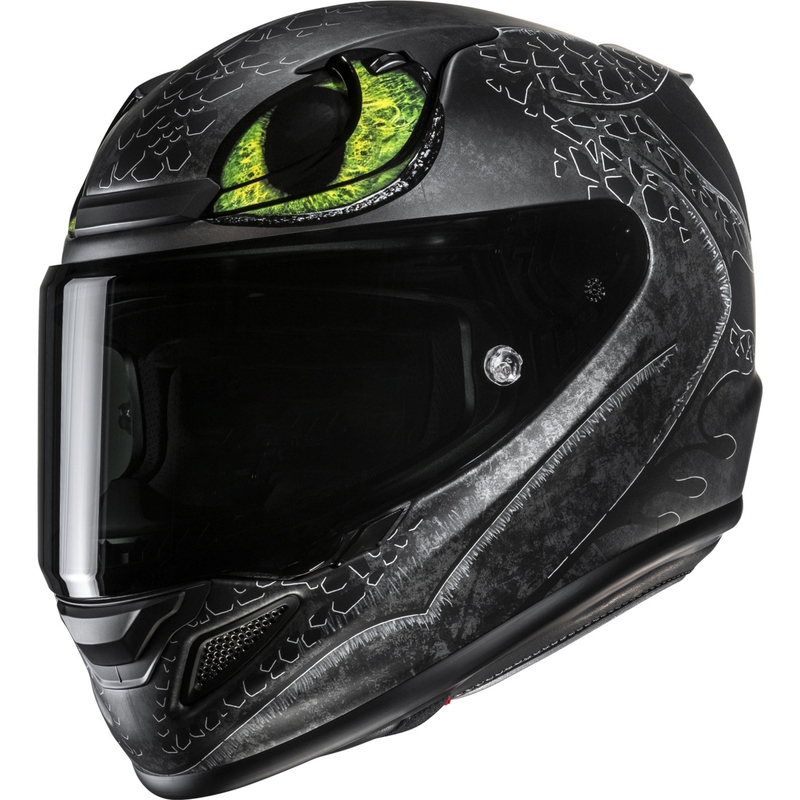 Pilna sejas motocikla ķivere HJC RPHA 12 Toothless II Universal MC4SF melna