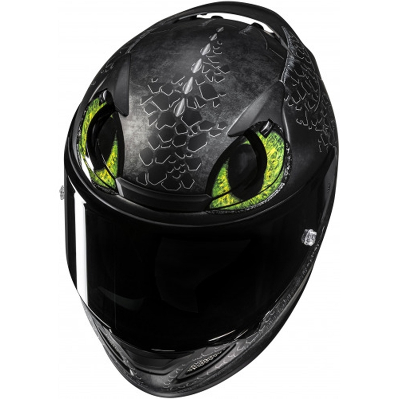 Pilna sejas motocikla ķivere HJC RPHA 12 Toothless II Universal MC4SF melna