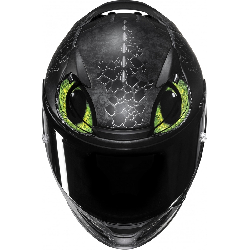 Pilna sejas motocikla ķivere HJC RPHA 12 Toothless II Universal MC4SF melna