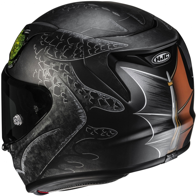 Pilna sejas motocikla ķivere HJC RPHA 12 Toothless II Universal MC4SF melna