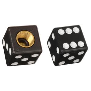 Oxford Lucky Dice melni vārstu vāciņi