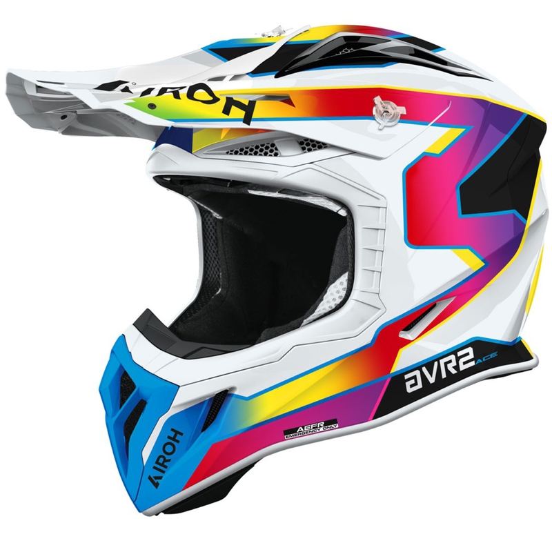 Motokrosa ķivere Airoh Aviator ACE 2 Sunrise spīdīga daudzkrāsaina