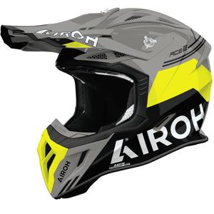 Motokrosa ķivere Airoh Aviator ACE 2 Fury spīdīgi dzeltena