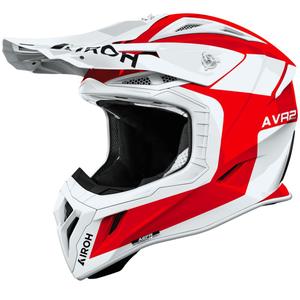 Motokrosa ķivere Airoh Aviator ACE 2 Iron spīdīgi sarkana