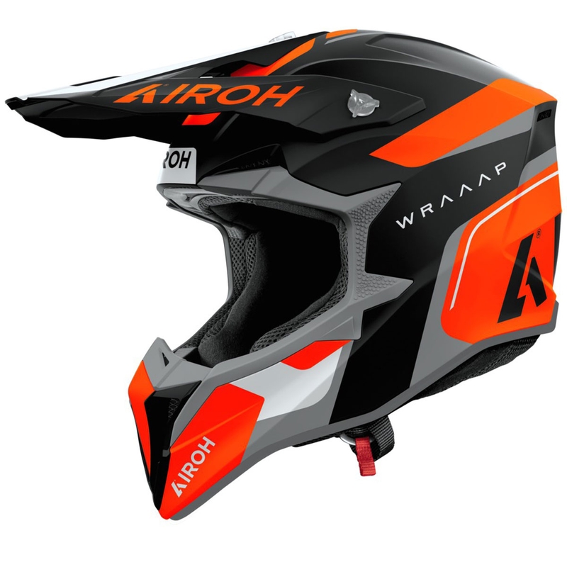 Motokrosa ķivere Airoh Wraaap Conquer matēts oranžs