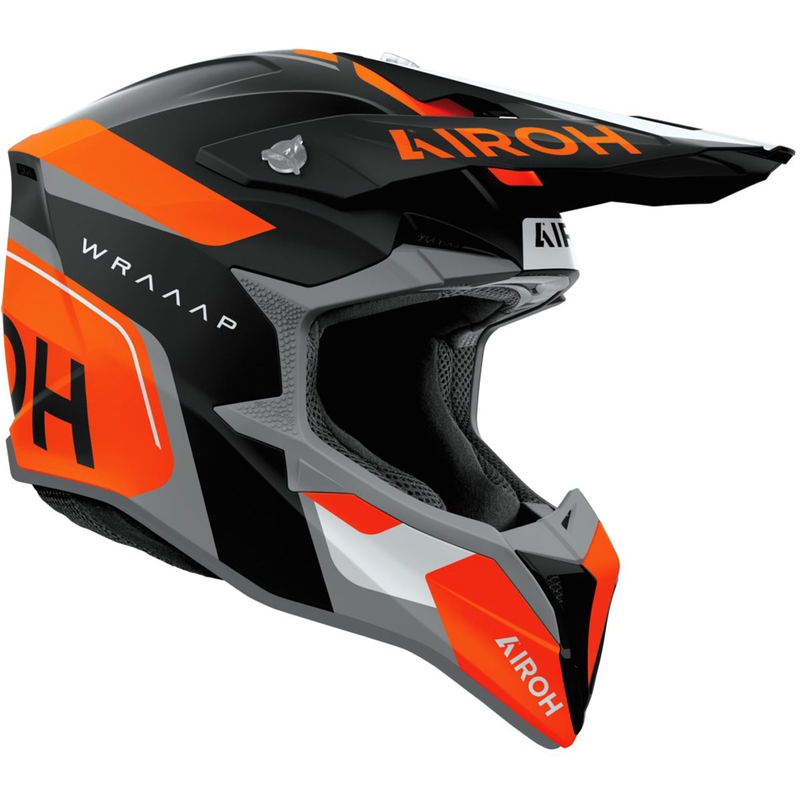 Motokrosa ķivere Airoh Wraaap Conquer matēts oranžs