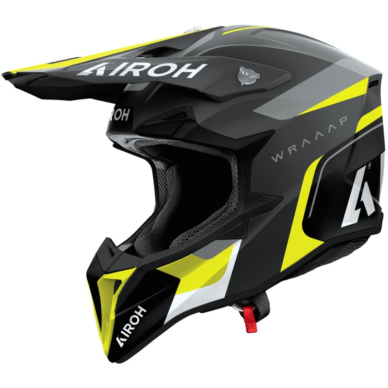 Motokrosa ķivere Airoh Wraaap Conquer matēti dzeltena