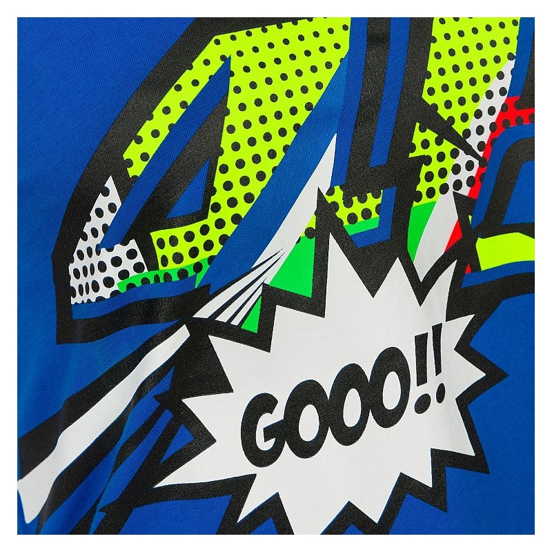 Sieviešu krekliņš VR46 Valentino Rossi POP ART zils