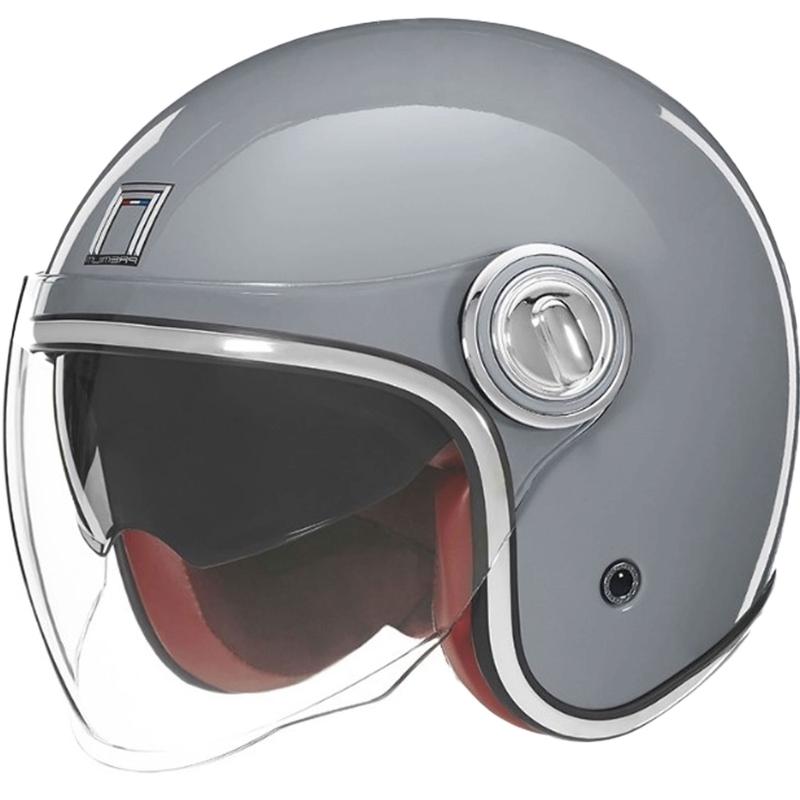 Atvērt ķivere NOX PREMIUM Heritage pelēka