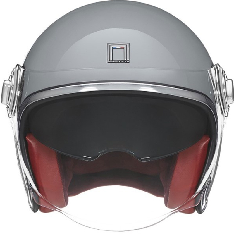 Atvērt ķivere NOX PREMIUM Heritage pelēka