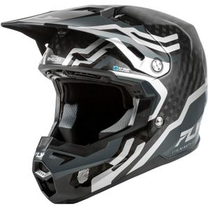 Motokrosa ķivere motociklam FLY Racing Formula S Carbon Byte carbon-grey-silver