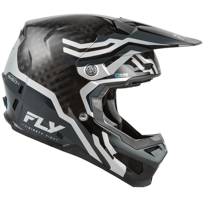 Motokrosa ķivere motociklam FLY Racing Formula S Carbon Byte carbon-grey-silver