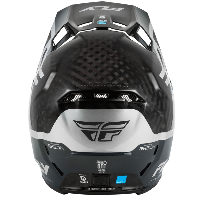 Motokrosa ķivere motociklam FLY Racing Formula S Carbon Byte carbon-grey-silver