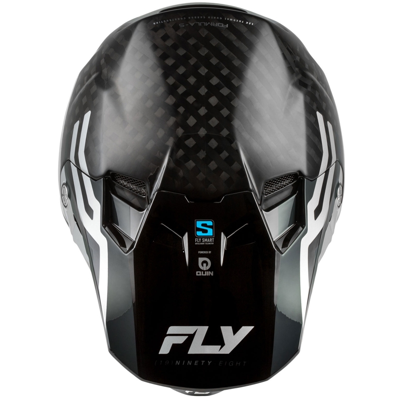 Motokrosa ķivere motociklam FLY Racing Formula S Carbon Byte carbon-grey-silver