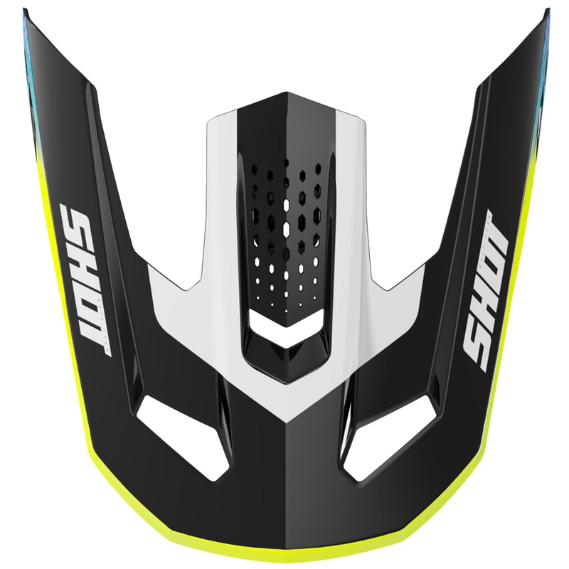 Ķiveres vizieris Shot Speed Hybrid spīdīgs fluo dzeltens