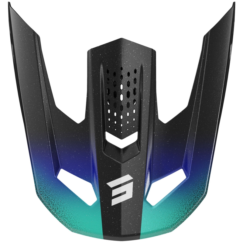 Ķiveres vizieris Shot Speed Olymp perlamutra zils