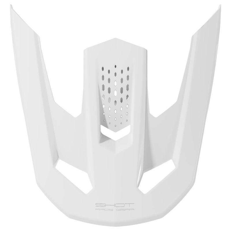 Ķiveres vizieris Shot Speed Solid gloss white