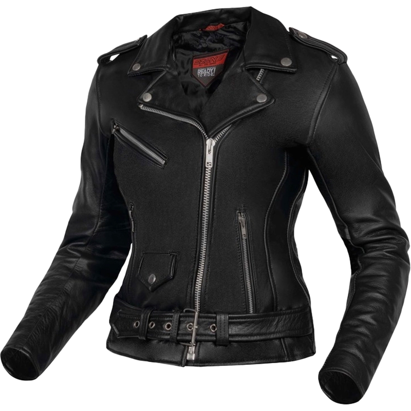Ozone Ramones Sieviešu motocikla jaka Black