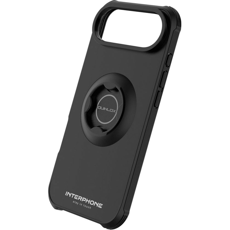 Telefonu futrālis Interphone QUIKLOX Tetraforce-Apple iPhone 17 Air melns